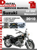 Thumbnail Suzuki GZ 250 Marauder 2010 Factory Service Repair Manual Pd