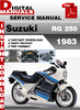 Thumbnail Suzuki RG 250 1983 Factory Service Repair Manual Pdf