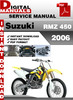 Thumbnail Suzuki RMZ 450 2006 Factory Service Repair Manual Pdf