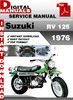 Thumbnail Suzuki RV 125 1976 Factory Service Repair Manual Pdf