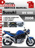 Thumbnail Suzuki SV 650 2008 Factory Service Repair Manual Pdf