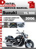 Thumbnail Suzuki VL 800 2006 Factory Service Repair Manual Pdf