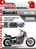 Thumbnail Suzuki VS 750 2006 Factory Service Repair Manual Pdf