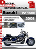 Thumbnail Suzuki VZ 1500 2008 Factory Service Repair Manual Pdf