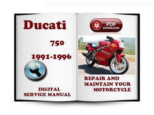 Product picture Ducati 750 1991-1996 Service Repair Manual Download