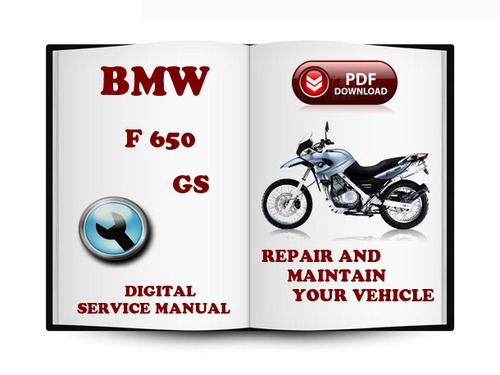 Product picture BMW F 650 GS Service Repair Manual Download