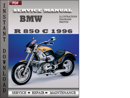 Product picture BMW R 850 C 1996 Service Repair Manual Download