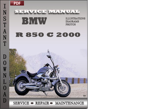 Product picture BMW R 850 C 2000 Service Repair Manual Download