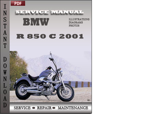 Product picture BMW R 850 C 2001 Service Repair Manual Download