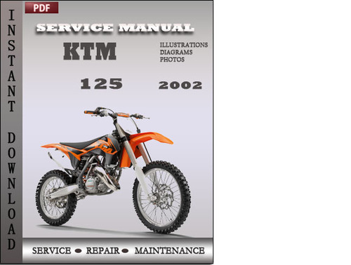 Product picture KTM 125 2002 Service Repair Manual Download