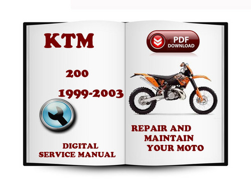 Product picture KTM 200 1999-2003 Service Repair Manual Download