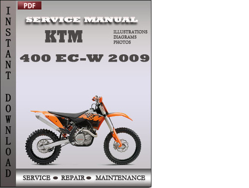 Product picture KTM 400 EC-W 2009 Service Repair Manual Download