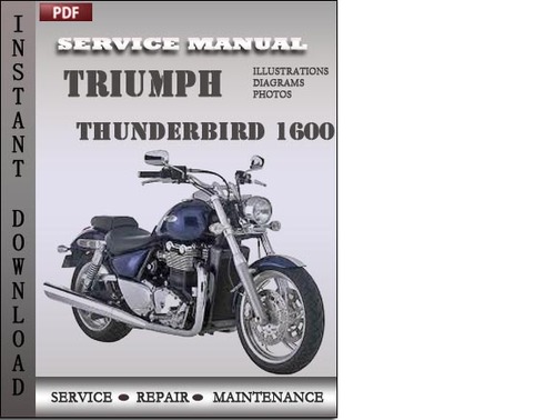 Product picture Triumph Thunderbird 1600 Service Repair Manual Download