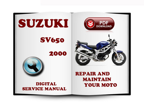 Product picture Suzuki SV650 2000 Service Repair Manual Download
