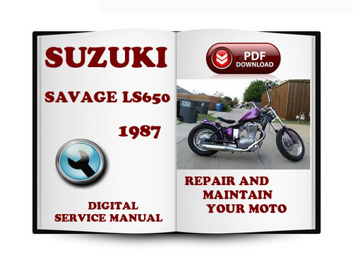 Product picture Suzuki Savage LS650 1987 Service Repair Manual Download