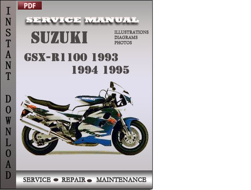 Product picture Suzuki GSX-R1100 1993 Service Repair Manual Download