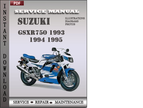 Product picture Suzuki GSX-R750 1994 Service Repair Manual Download