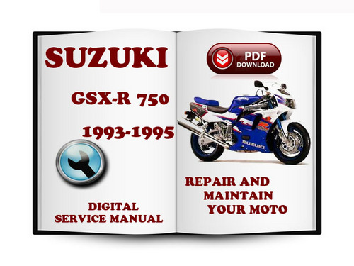 Product picture Suzuki GSX-R750 1993-1995 Service Repair Manual Download