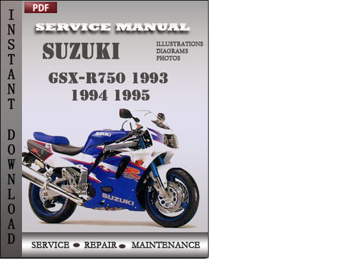 Product picture Suzuki GSX-R750 1993 Service Repair Manual Download