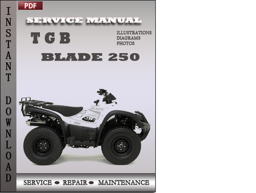 Product picture TGB Blade 250 Service Repair Manual Download