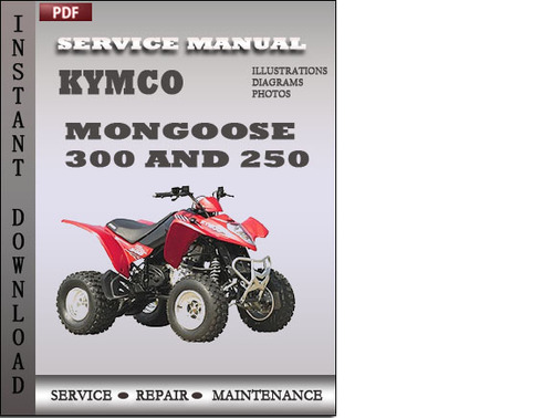 Product picture KYMCO Mongoose 300 and 250 Service Repair Manual Download
