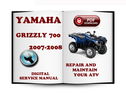 Product picture Yamaha Grizzly 700 2007-2008 Service Repair Manual Download