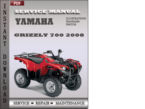 Product picture Yamaha Grizzly 700 2008 Service Repair Manual Download