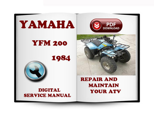 Product picture Yamaha YFM 200 1984 Service Repair Manual Download