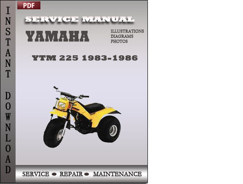 Product picture Yamaha YTM 225 1983-1986 Service Repair Manual Download