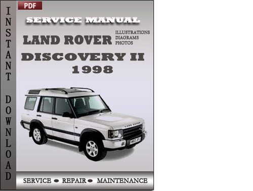 Product picture Land Rover Discovery 2 1998 Service Repair Manual