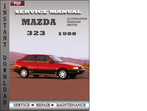 Product picture Mazda 323 1988 Service Repair Manual