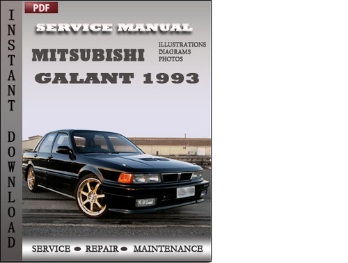 Product picture Mitsubishi Galant 1993 Service Repair Manual