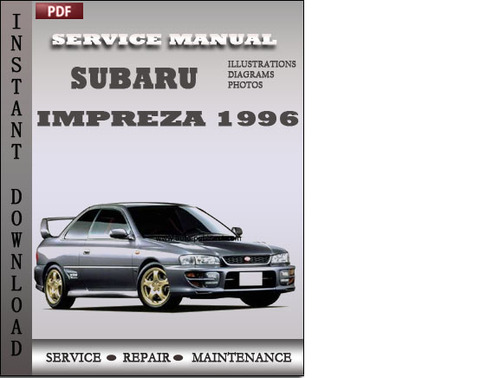 Product picture Subaru Impreza 1996 Service Repair Manual