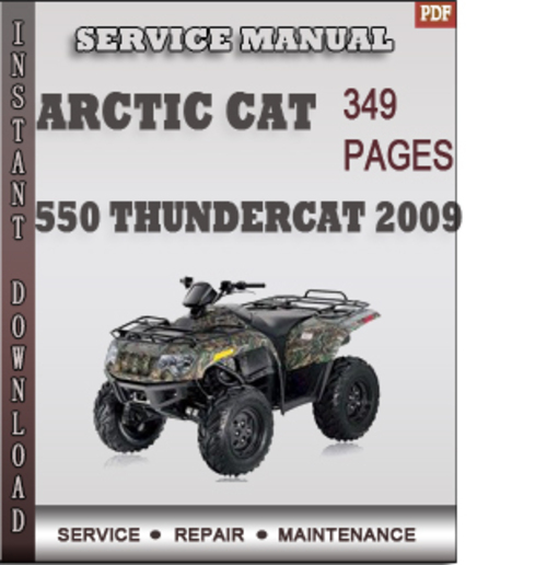 Product picture Arctic Cat 550 Thundercat 2009 Factory Service Repair Manual Download