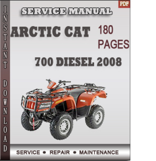 Product picture Arctic Cat 700 Diesel 2008 Factory Service Repair Manual Download
