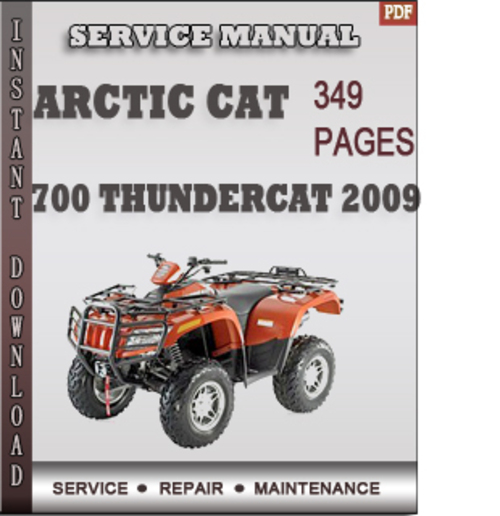 Product picture Arctic Cat 700 Thundercat 2009 Factory Service Repair Manual Download