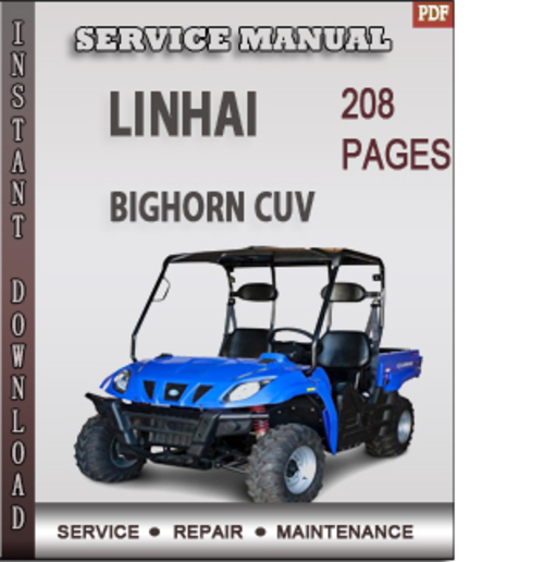 Product picture Linhai Bighorn CUV Factory service Repair Manual Download
