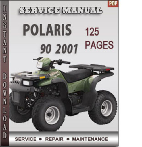 Product picture Polaris 90 2001 Factory Service Repair Manual Download