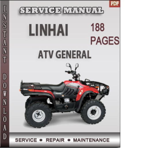 Product picture Linhai ATV General Factory service Repair Manual Download