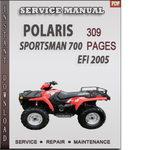 Product picture Polaris Sportsman 700 EFI 2005 Factory Service Repair Manual Download