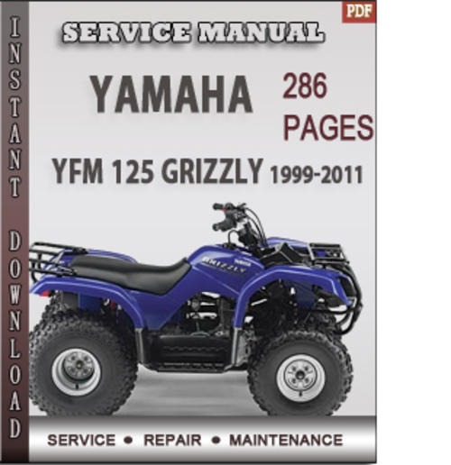 Product picture Yamaha YFM 125 Grizzly 1999-2011 Factory Service Repair Manual Download