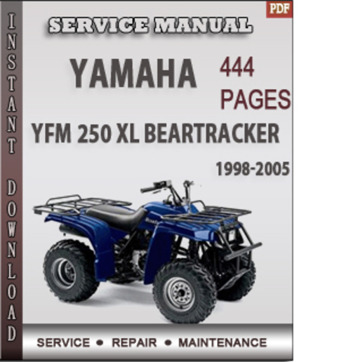 Product picture Yamaha YFM 250 XL Beartracker 1998-2005 Factory Service Repair Manual Download