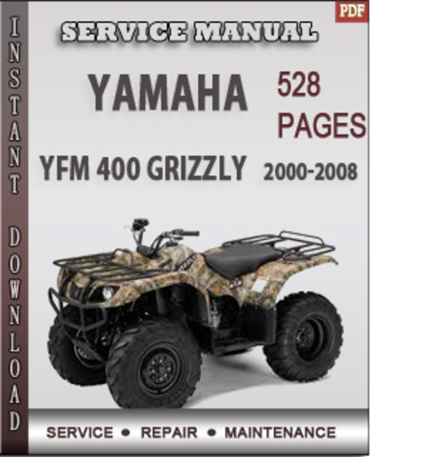 Product picture Yamaha YFM 400 Grizzly 2000-2008 Factory Service Repair Manual Download