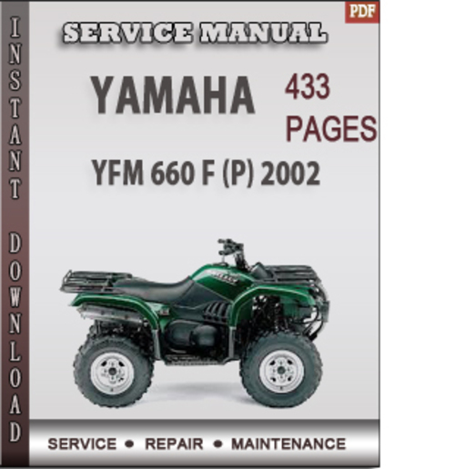 Product picture Yamaha YFM 660 F 2002 Factory Service Repair Manual Download