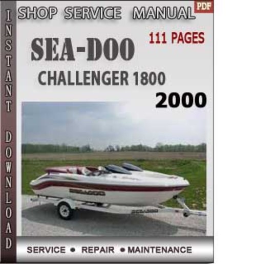 Product picture Seadoo CHALLENGER 1800 2001 2002 Shop Service Repair Manual 