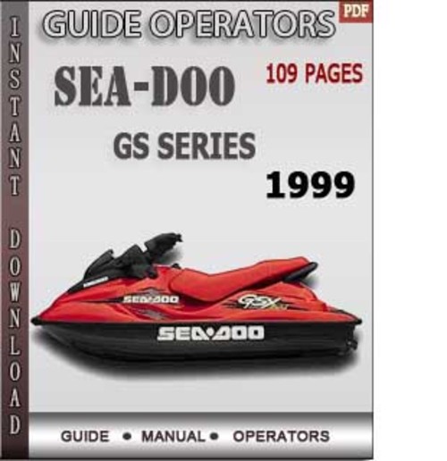 Product picture Seadoo GS Series 1999 Operators Guide Manual Download