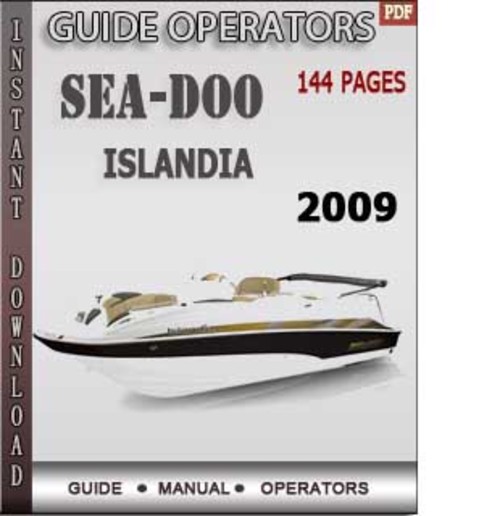Product picture Seadoo ISLANDIA 2009 Operators Guide Manual Download