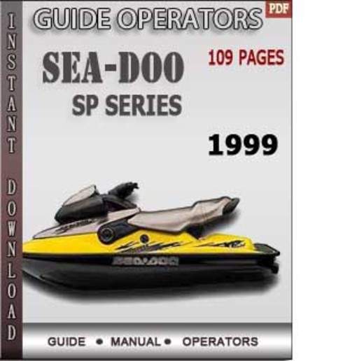 Product picture Seadoo SP Series 1999 Operators Guide Manual Download