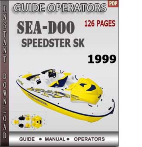 Product picture Seadoo Speedster SK 1999 Operators Guide Manual Download