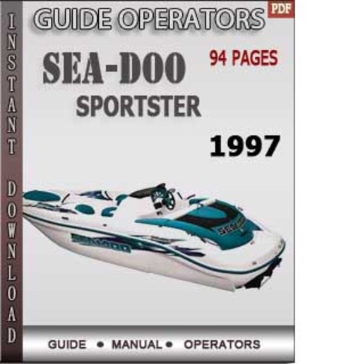 Product picture Seadoo Sportster 1997 Operators Guide Manual Download